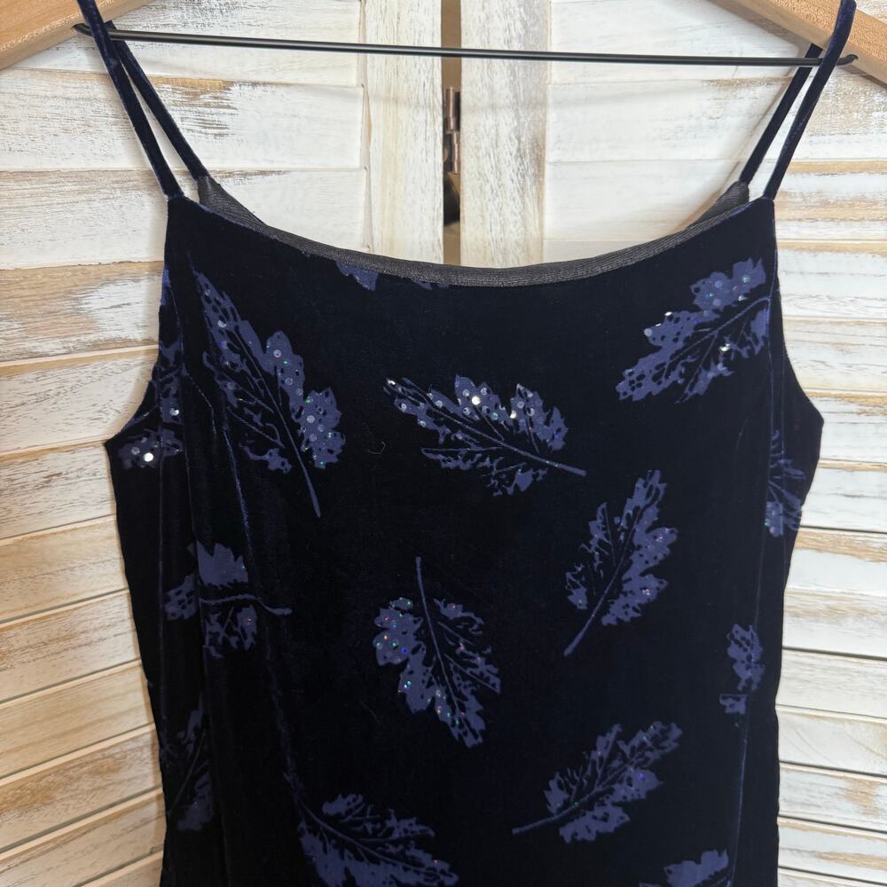 VTG REGGIO Women's Size 10 Silk Velvet Maxi Dress Sapphire Demure Cocktail Event - Picture 7 of 16